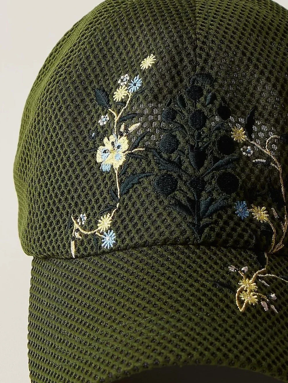 Free People Hit The Trail Baseball Cap ~ Green Combo